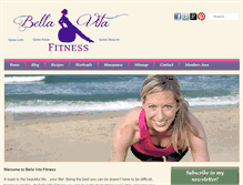 Tablet Screenshot of bellavita-fitness.com